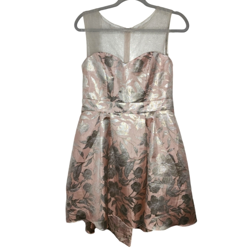 Decode 1.8 x ModCloth sz 8 metallic dress